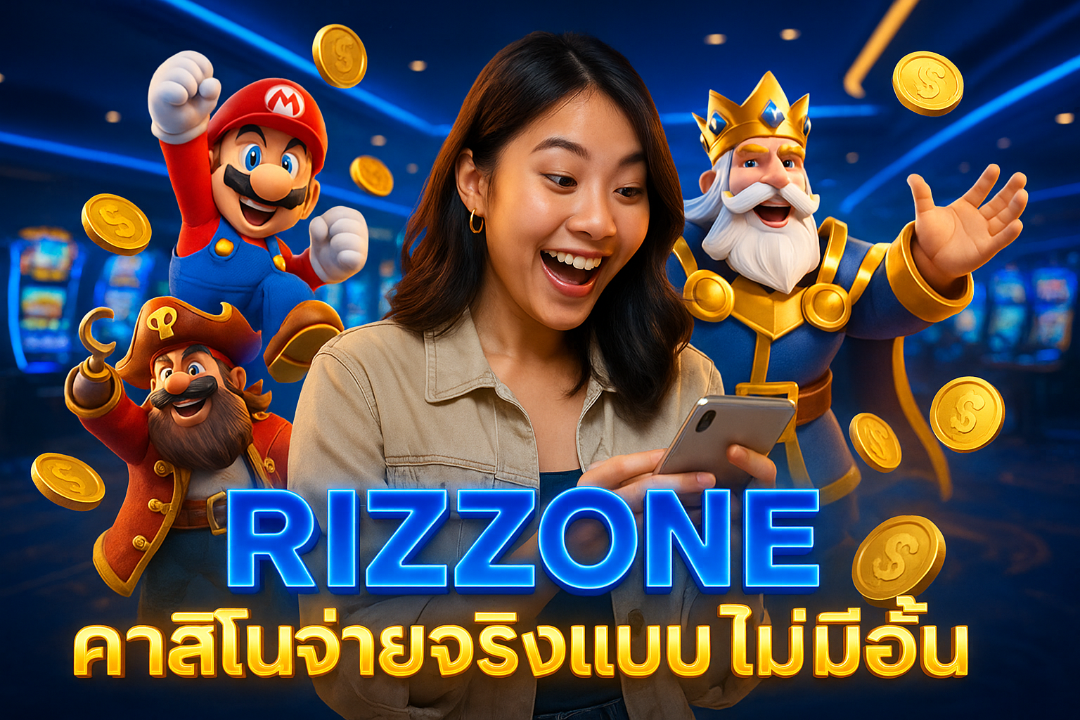RIZZONE คาสิโนจ่ายจริงแบบไม่มีอั้น
